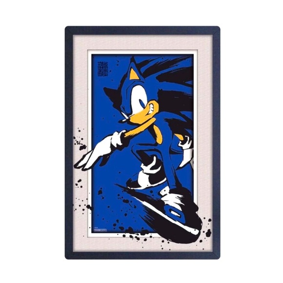 Sonic the Hedgehog Framed Art Print - Picture 1 of 1